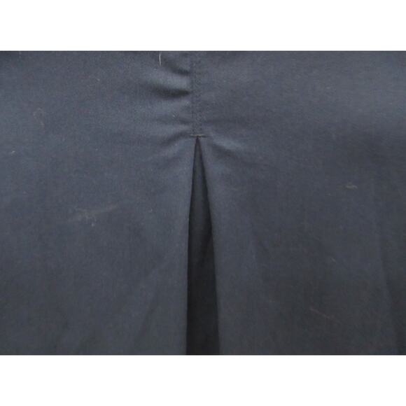 Chico's Womens No-Iron Blue Chic Stretch Bow-and-Grommet Tunic Top Sz 2, 12 US - Picture 14 of 16